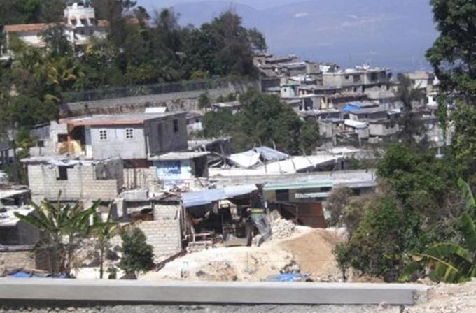 houses crowded on a hillside