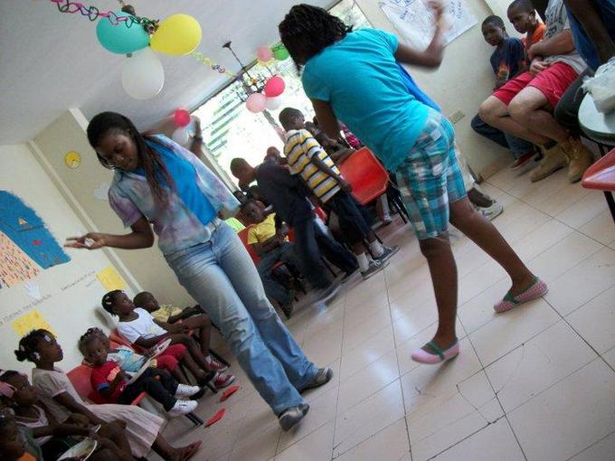 youth dancing at a party